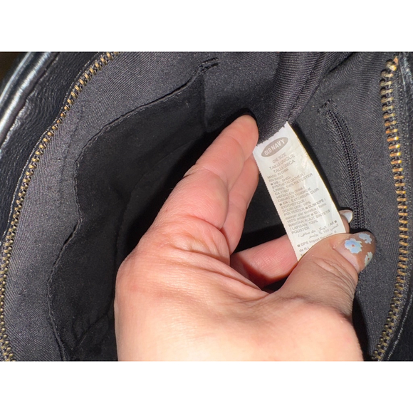 Old Navy Bucket Bag Tote Crossbody Shoulder Bag Medium Black - Picture 9 of 11